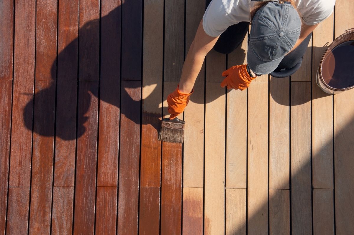Professional Wooden Deck Stain House Ron Jasper Painting Ocean County Monmouth County NJ